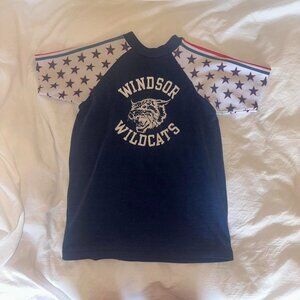 Y2K sporty baby tee